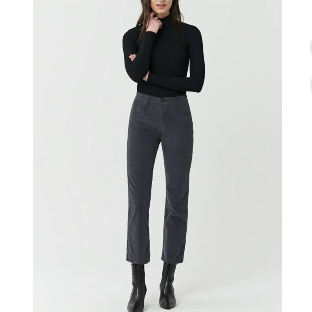 3x1 Women's FOSSIL Austin Crop High-Rise Straight-Leg SIZE 30
